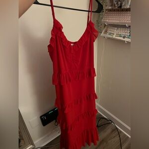 Red mexi Michael Kors dress in great condition
